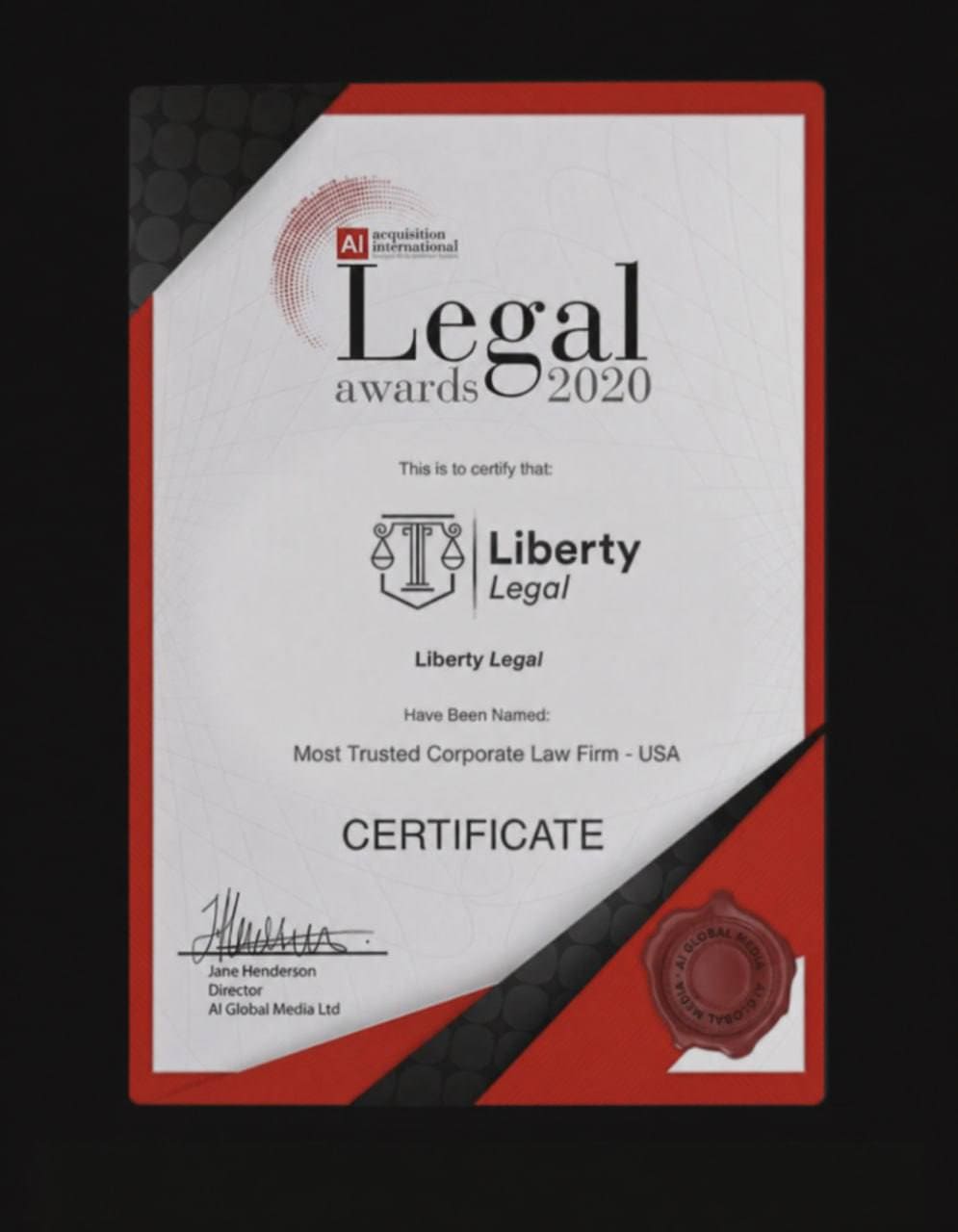 AI Legal Awards (Acquisition International)