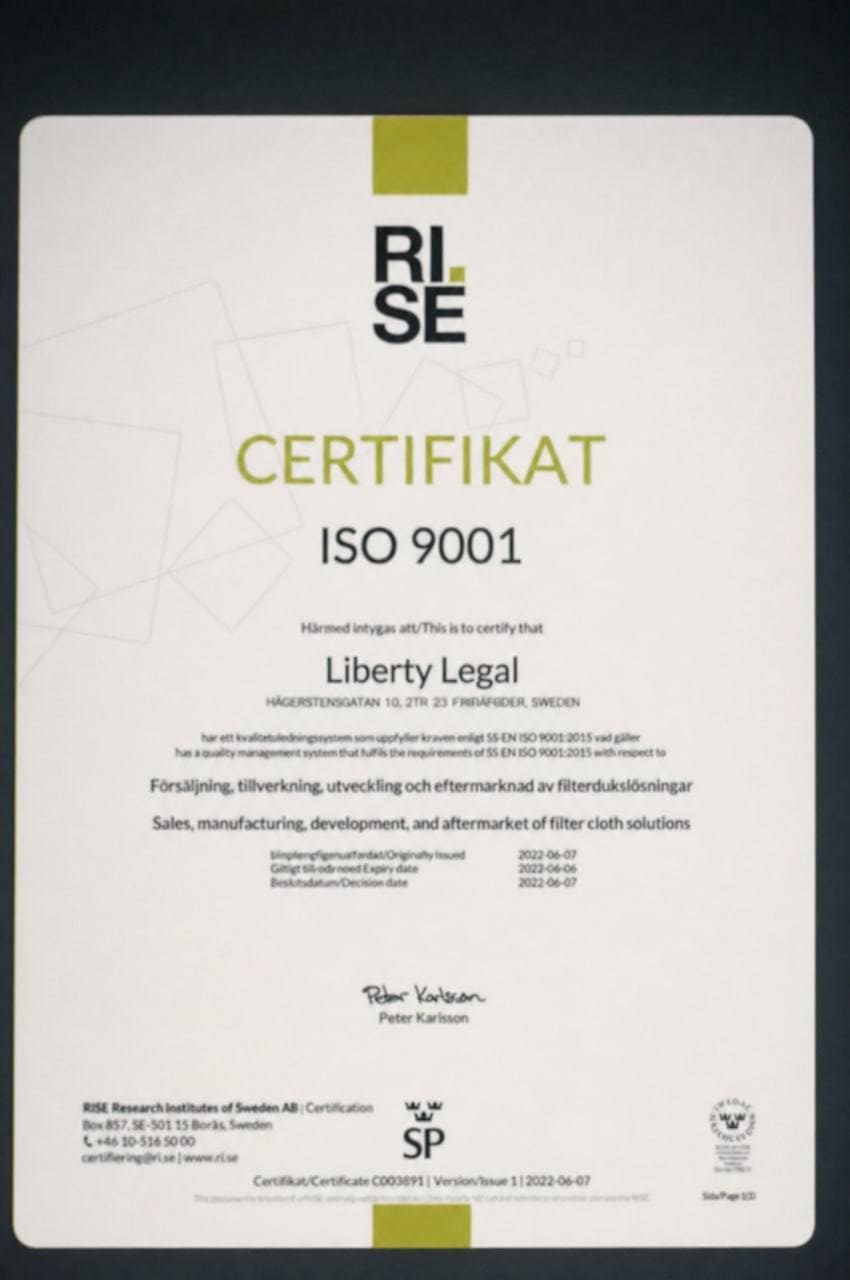 ISO 9001 (Quality Management System)
